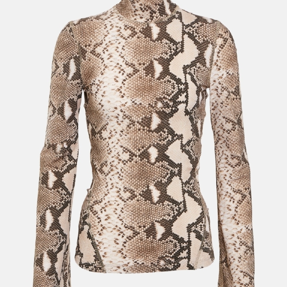 Stella mccartney Python Print Top
